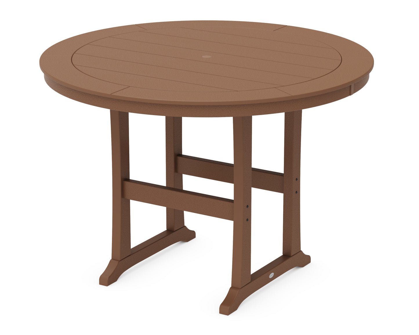 Nautical Trestle 60" Round Bar Table