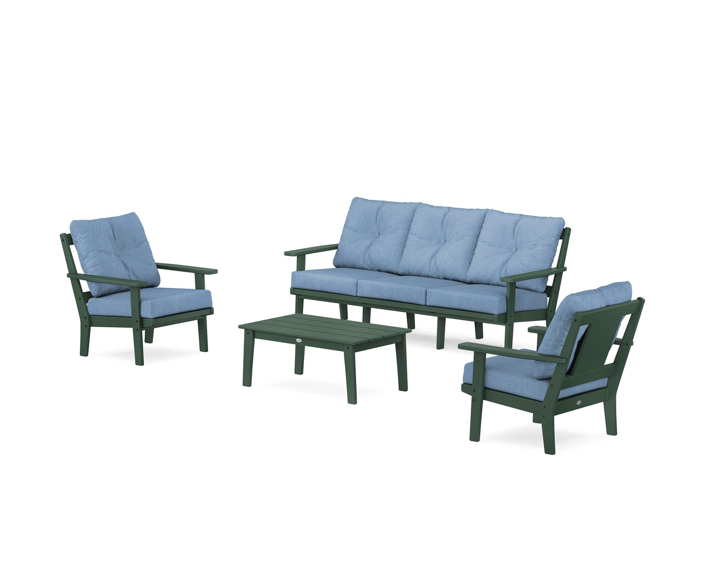 Prairie 4-Piece Deep Seating Set with Sofa