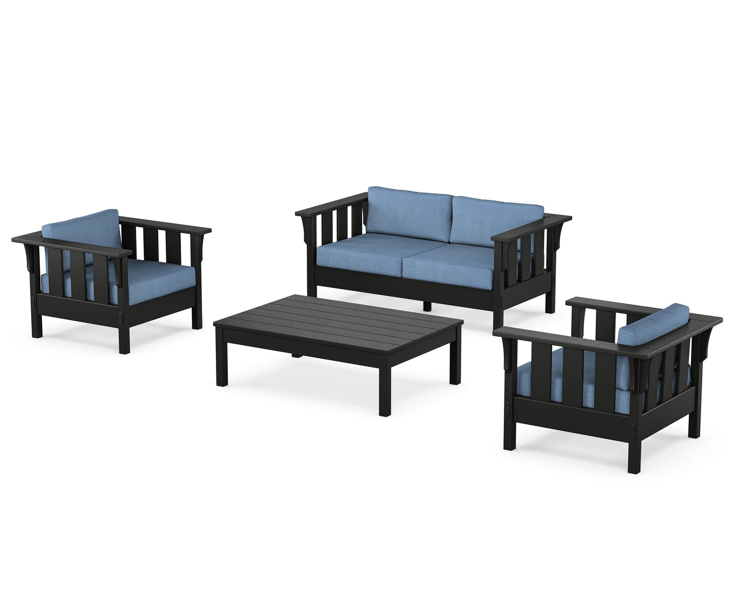 Acadia 4-Piece Deep Seating Set with Loveseat
