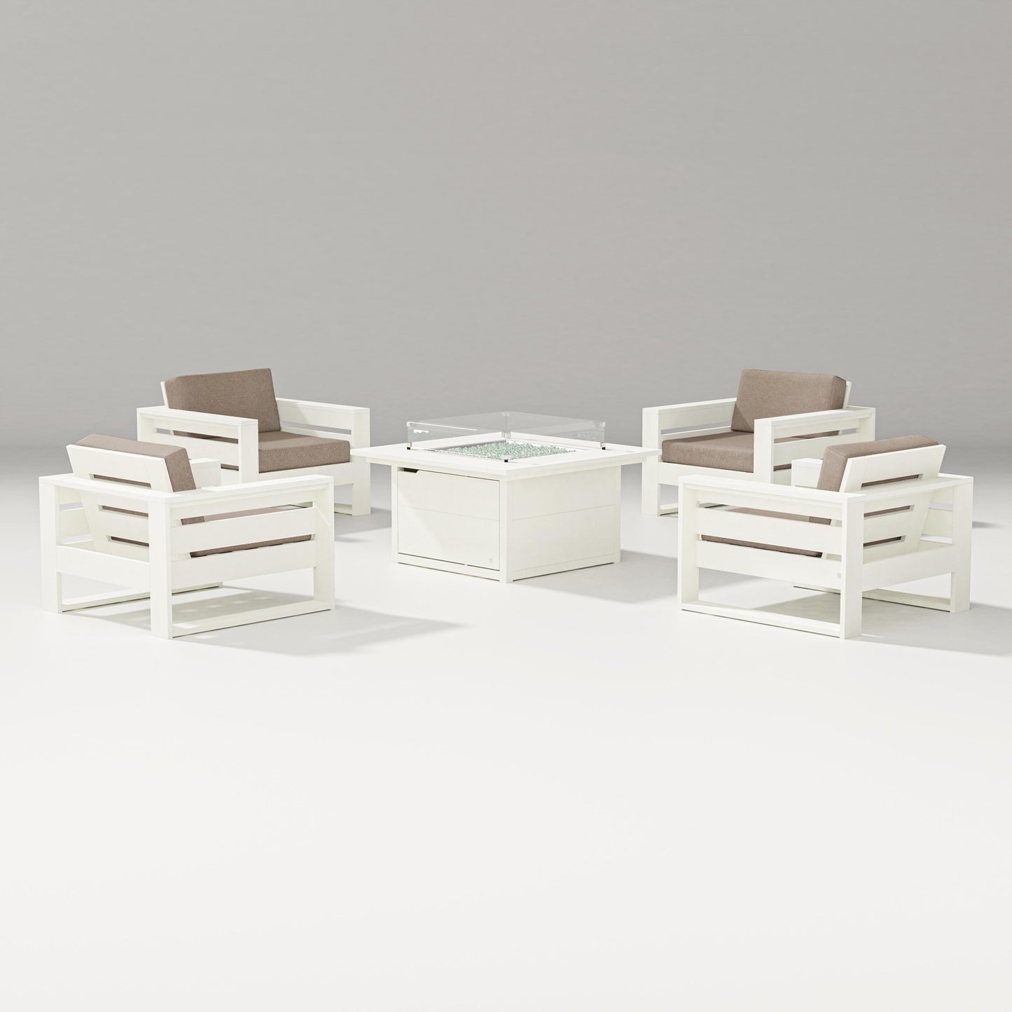 Latitude 5-Piece Lounge Fire Table Set