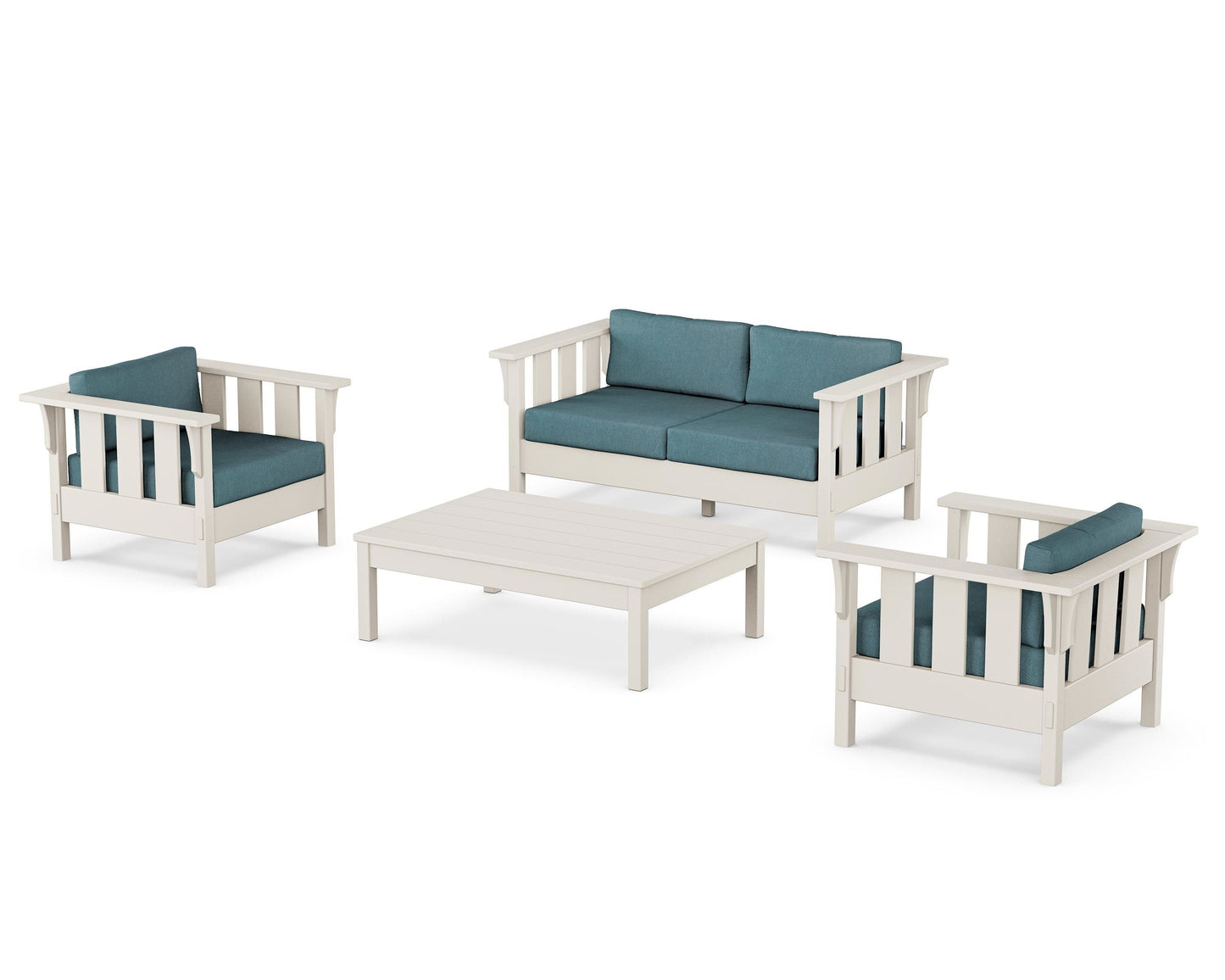 Acadia 4-Piece Deep Seating Set with Loveseat