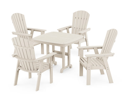 Nautical Curveback Adirondack 5-Piece Dining Set