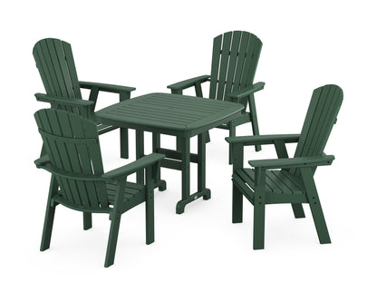 Nautical Curveback Adirondack 5-Piece Dining Set