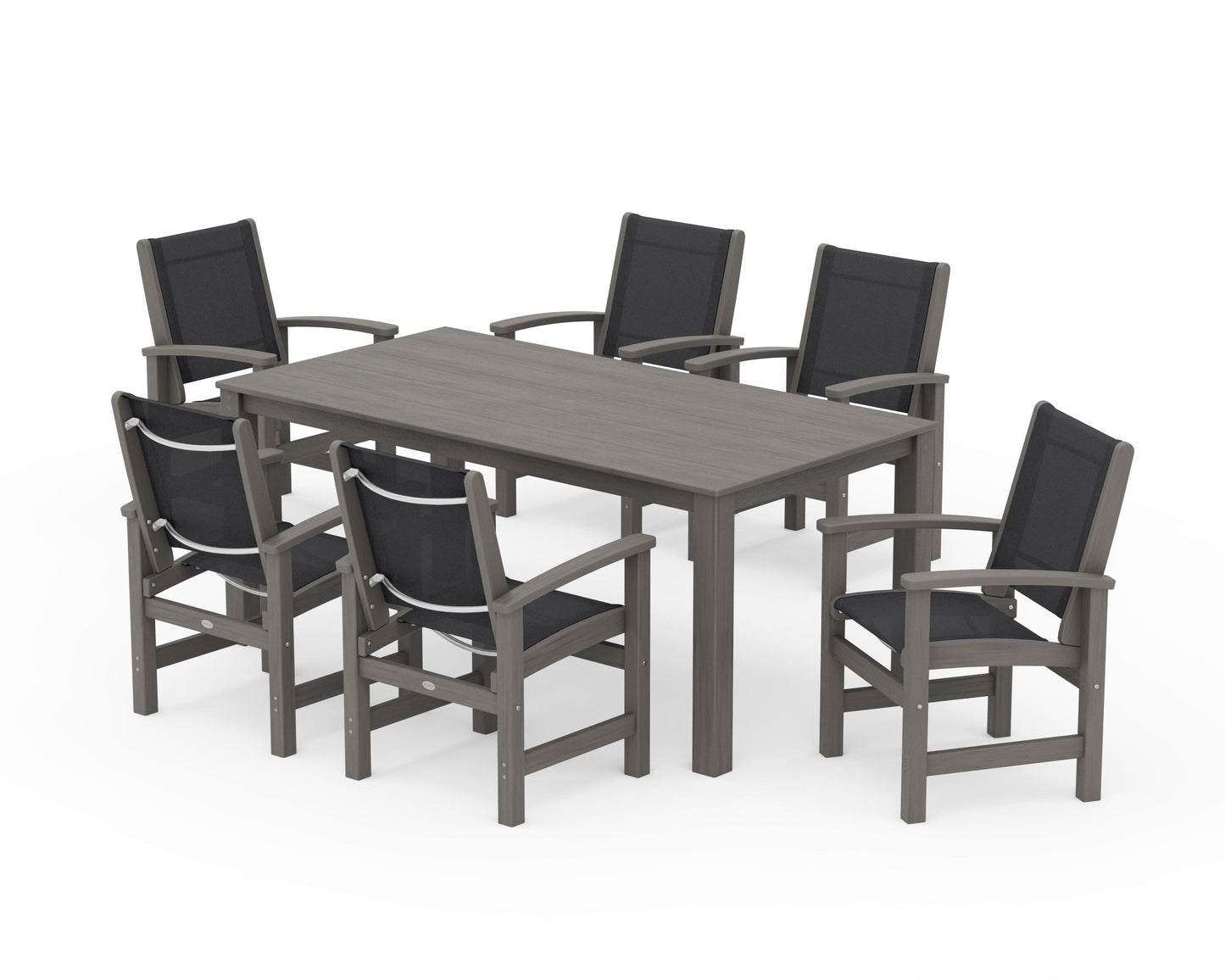 Coastal 7-Piece Parsons Dining Set