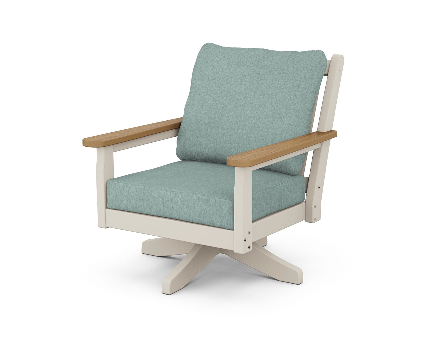 Chippendale Deep Seating Swivel Chair