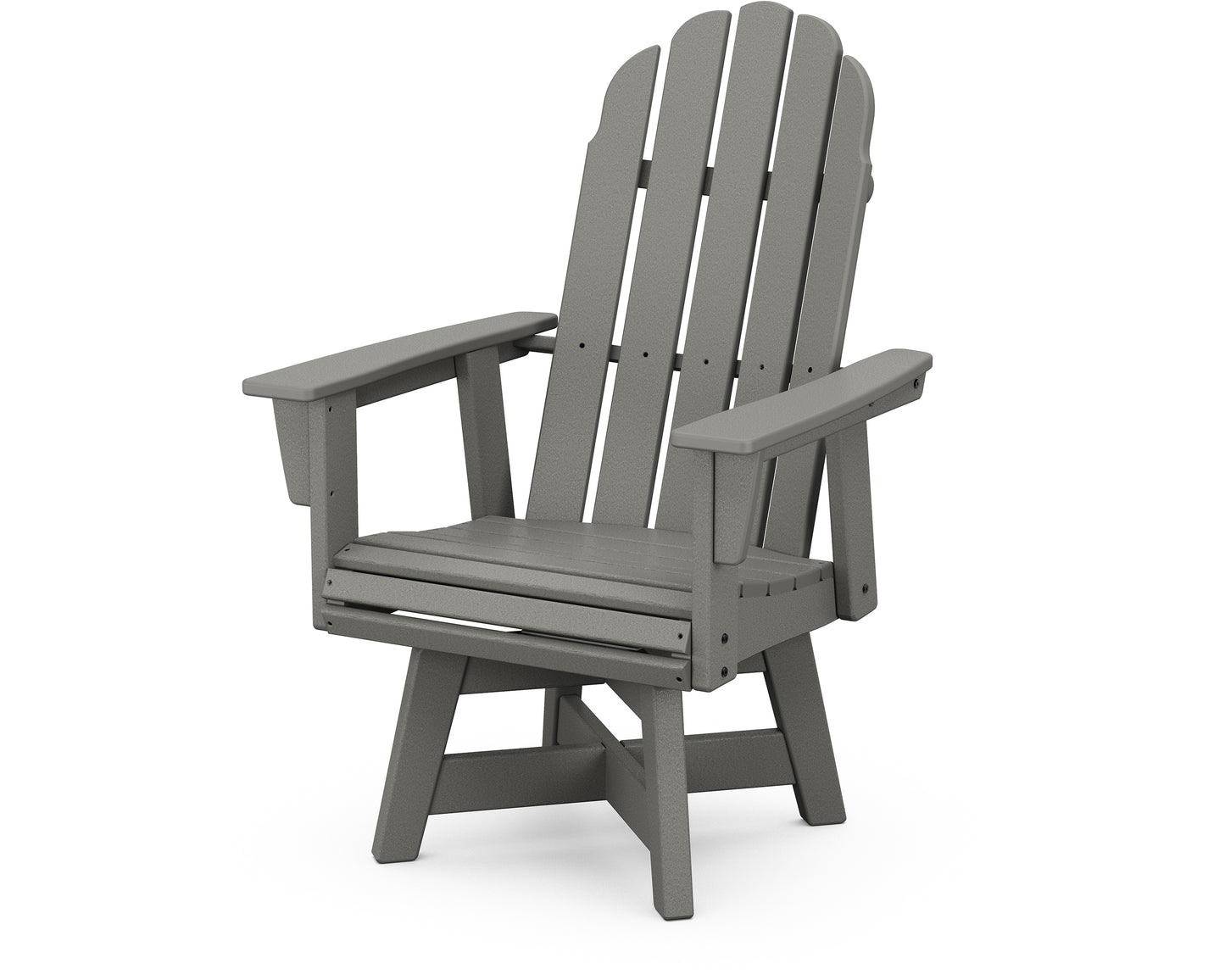 Vineyard Curveback Adirondack Swivel Dining Chair