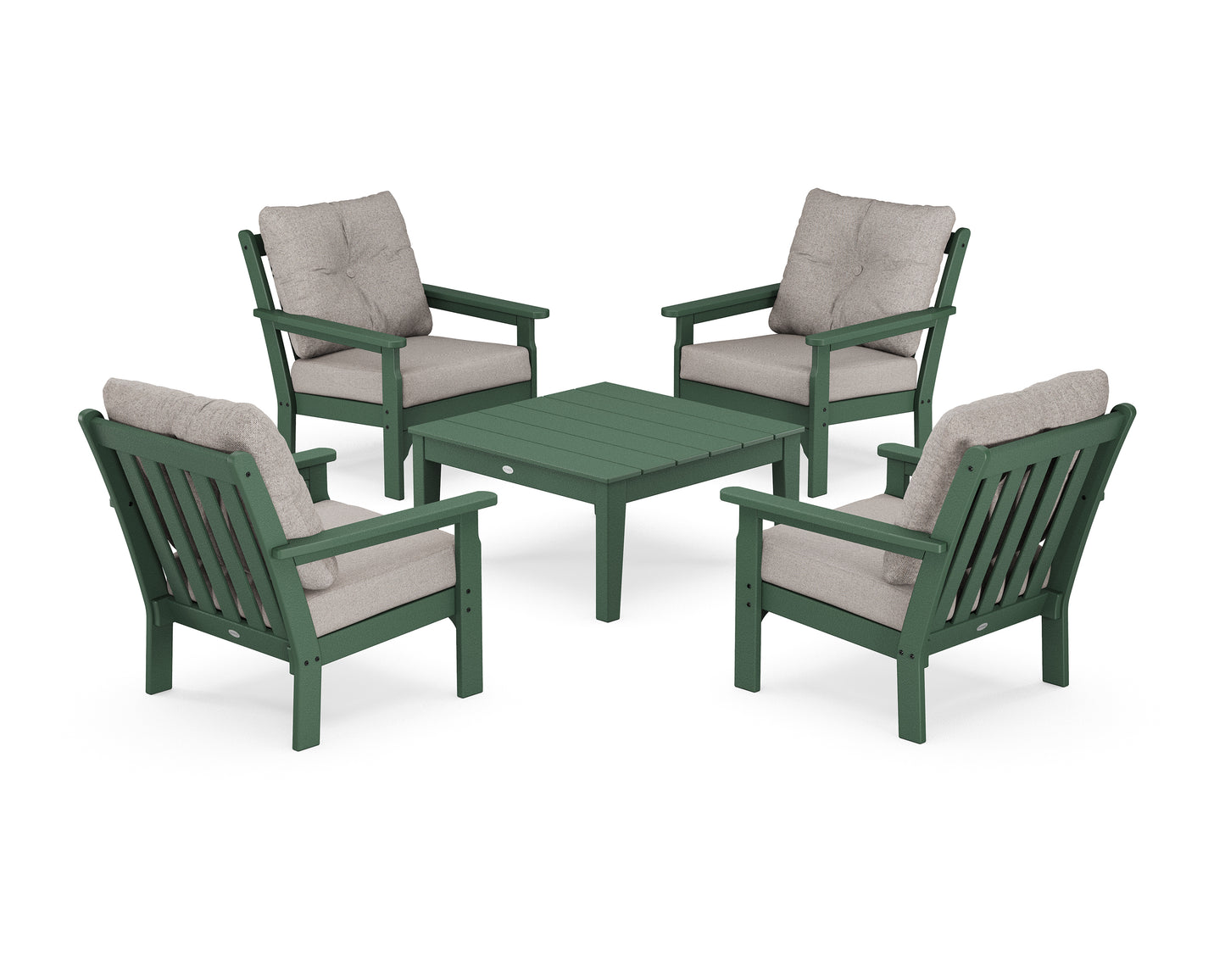 Vineyard 5-Piece Deep Seating Conversation Set