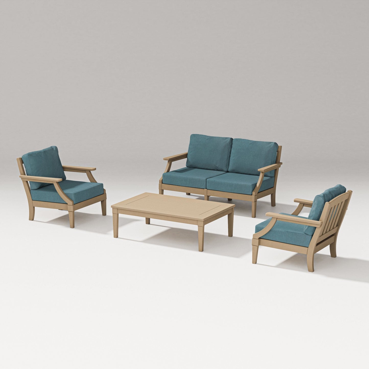 Estate Lounge 4-Piece Loveseat Set