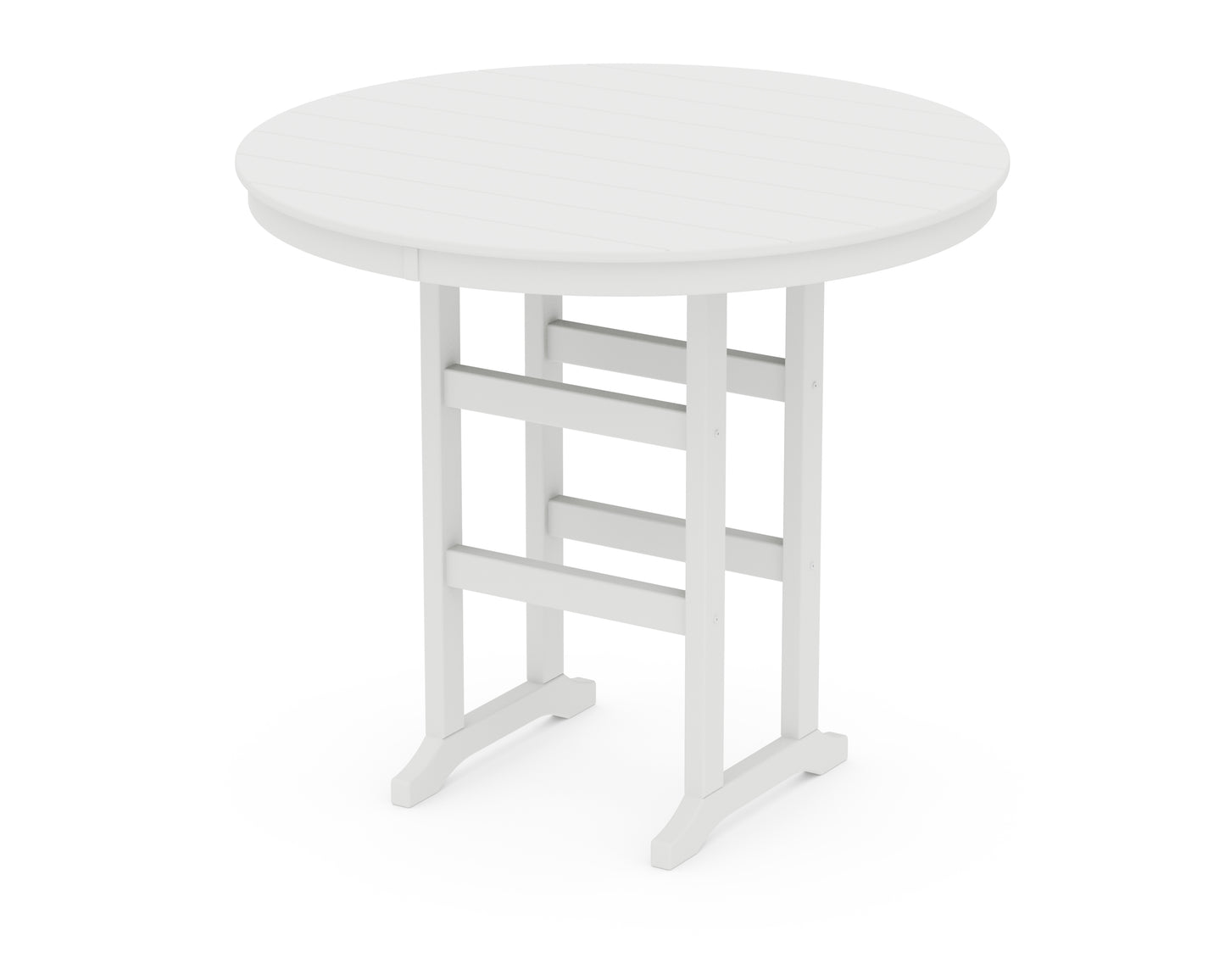 48" Round Farmhouse Bar Table