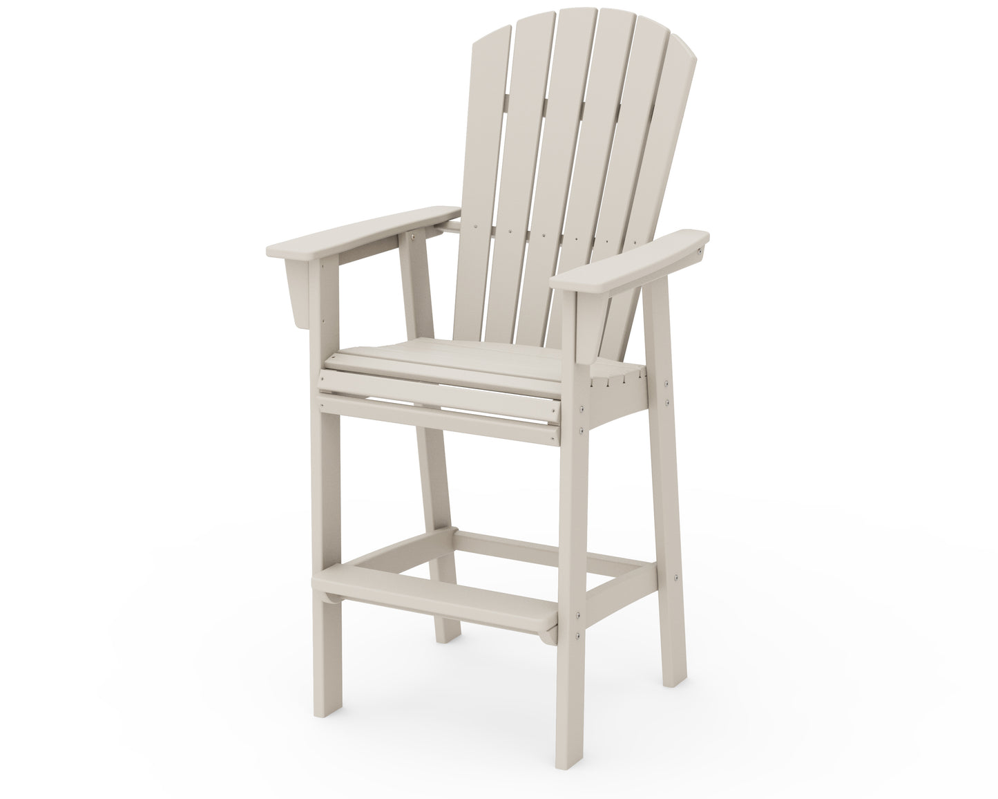 Nautical Curveback Adirondack Bar Chair