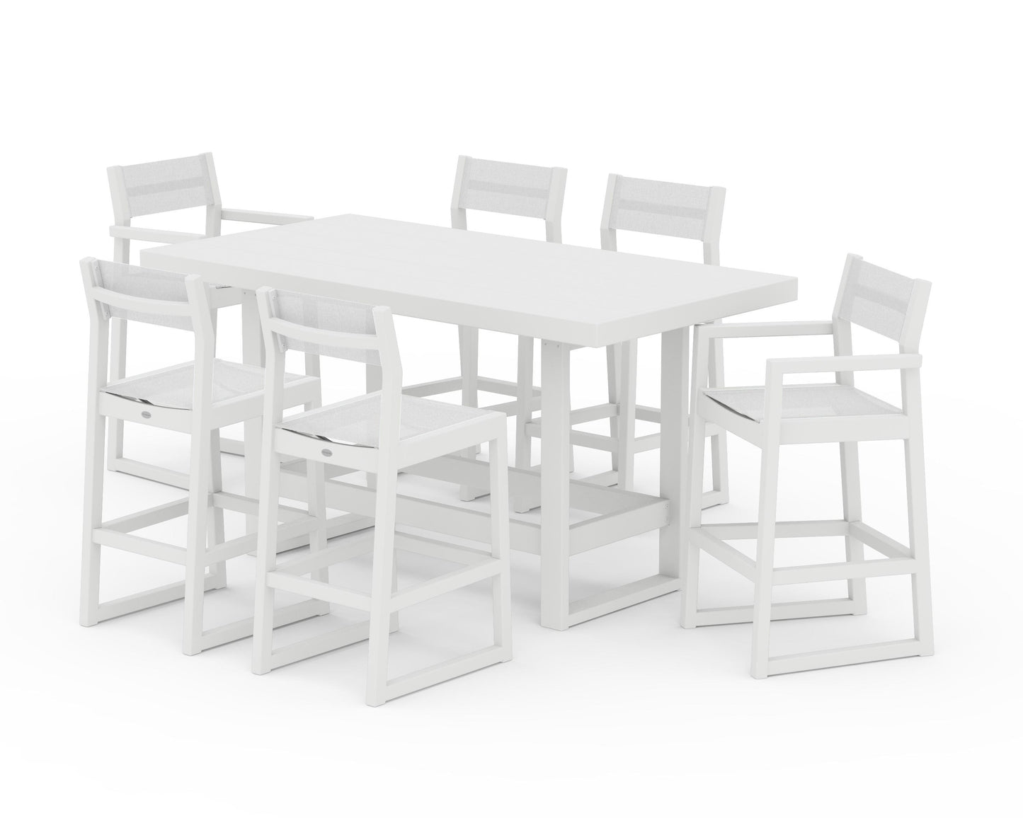 EDGE Sling 7-Piece Bar Table Set