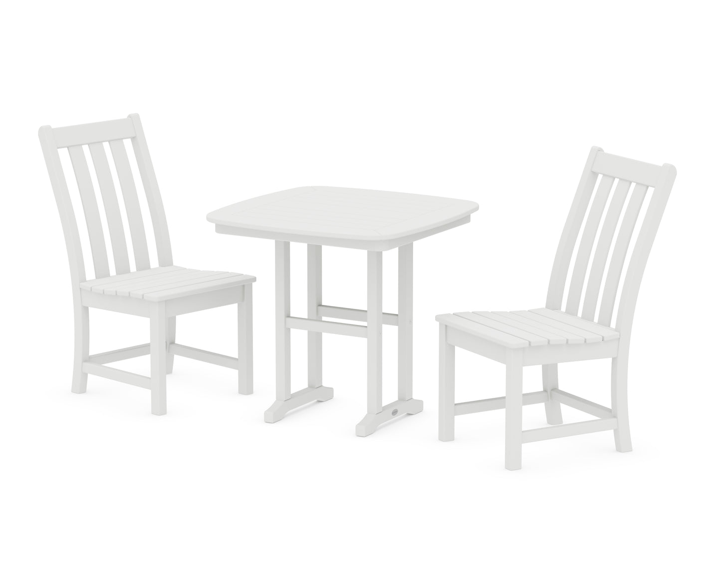 Vineyard Side Chair 3-Piece Dining Set