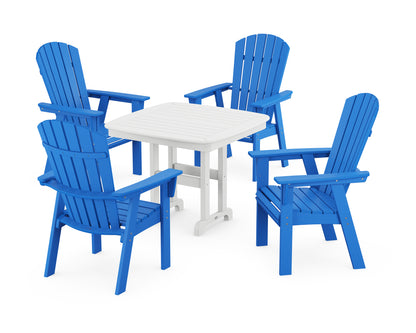 Nautical Curveback Adirondack 5-Piece Dining Set