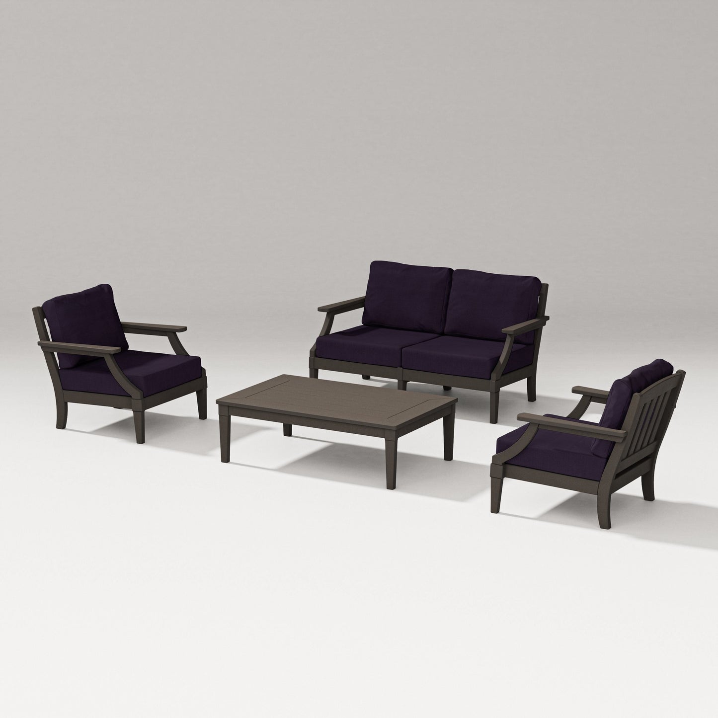 Estate Lounge 4-Piece Loveseat Set