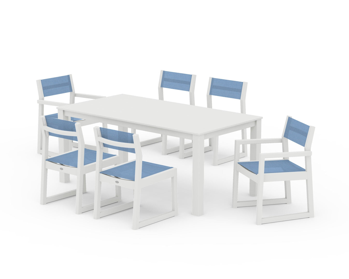 EDGE Sling 7-Piece Parsons Dining Set