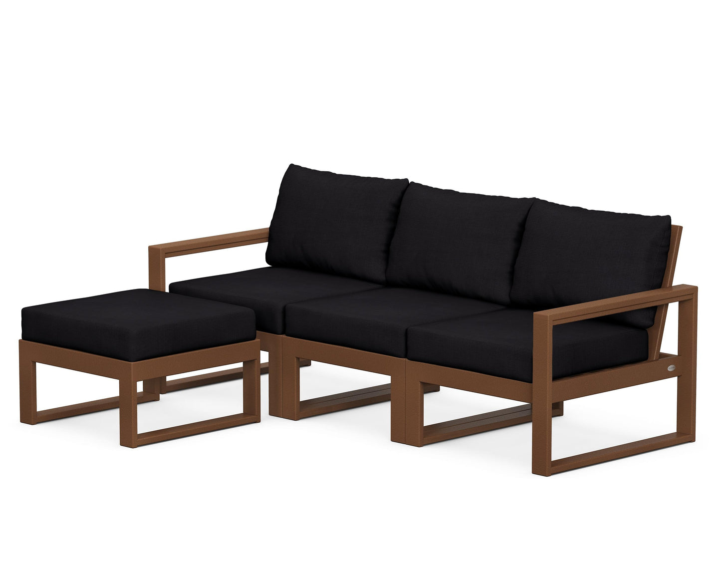 EDGE 4-Piece Modular Deep Seating Set with Ottoman