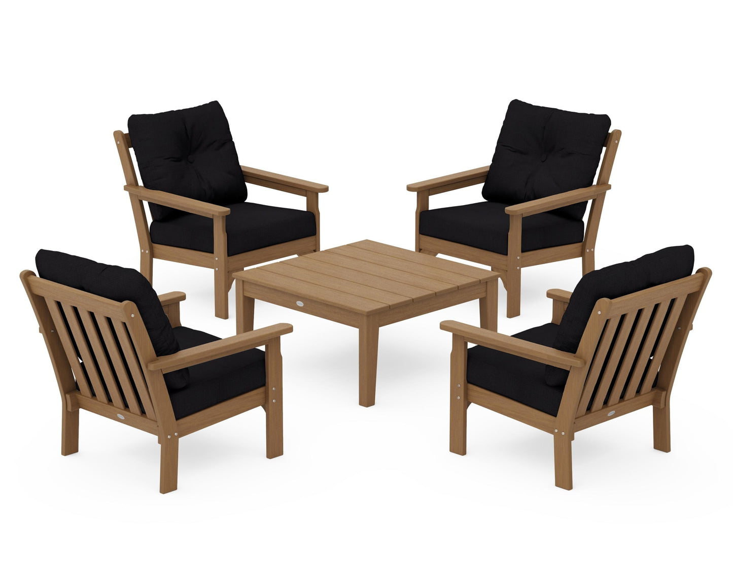Vineyard 5-Piece Deep Seating Conversation Set