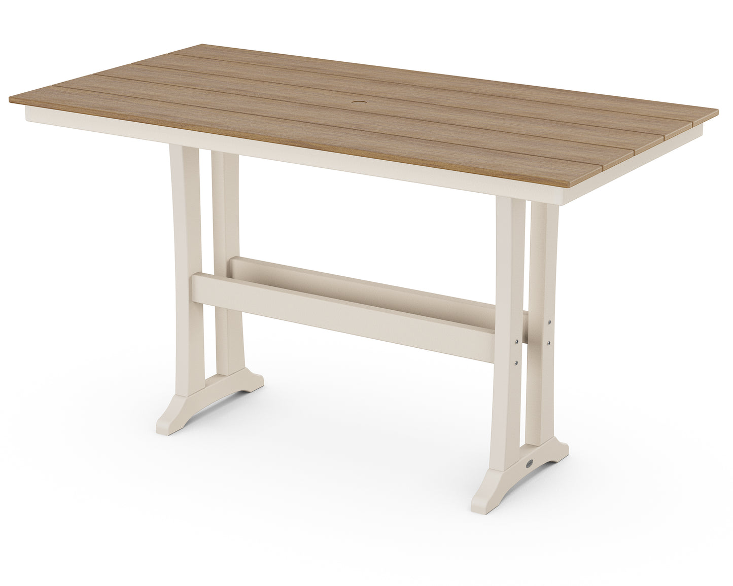 Farmhouse Trestle 37" x 72" Bar Table