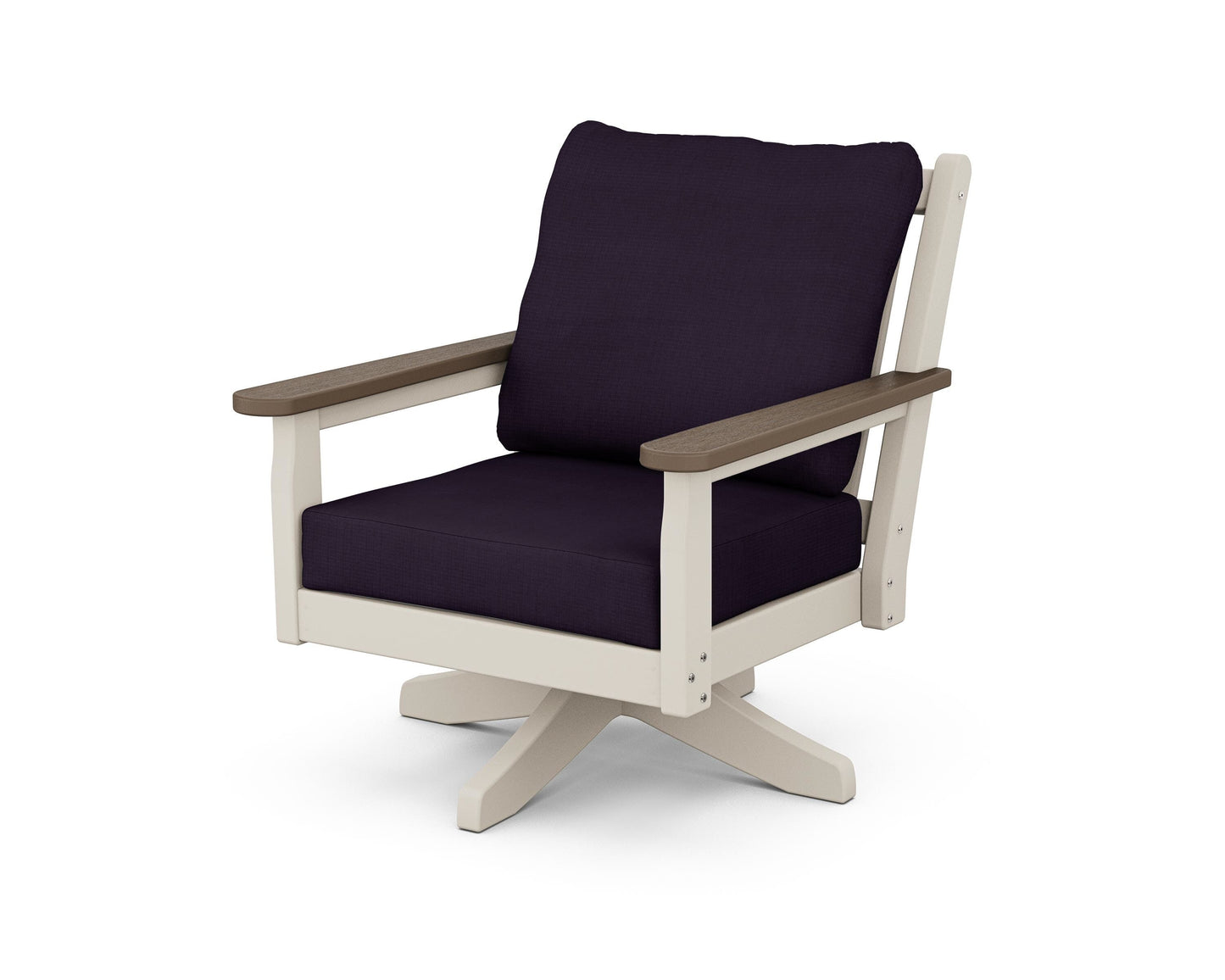 Chippendale Deep Seating Swivel Chair