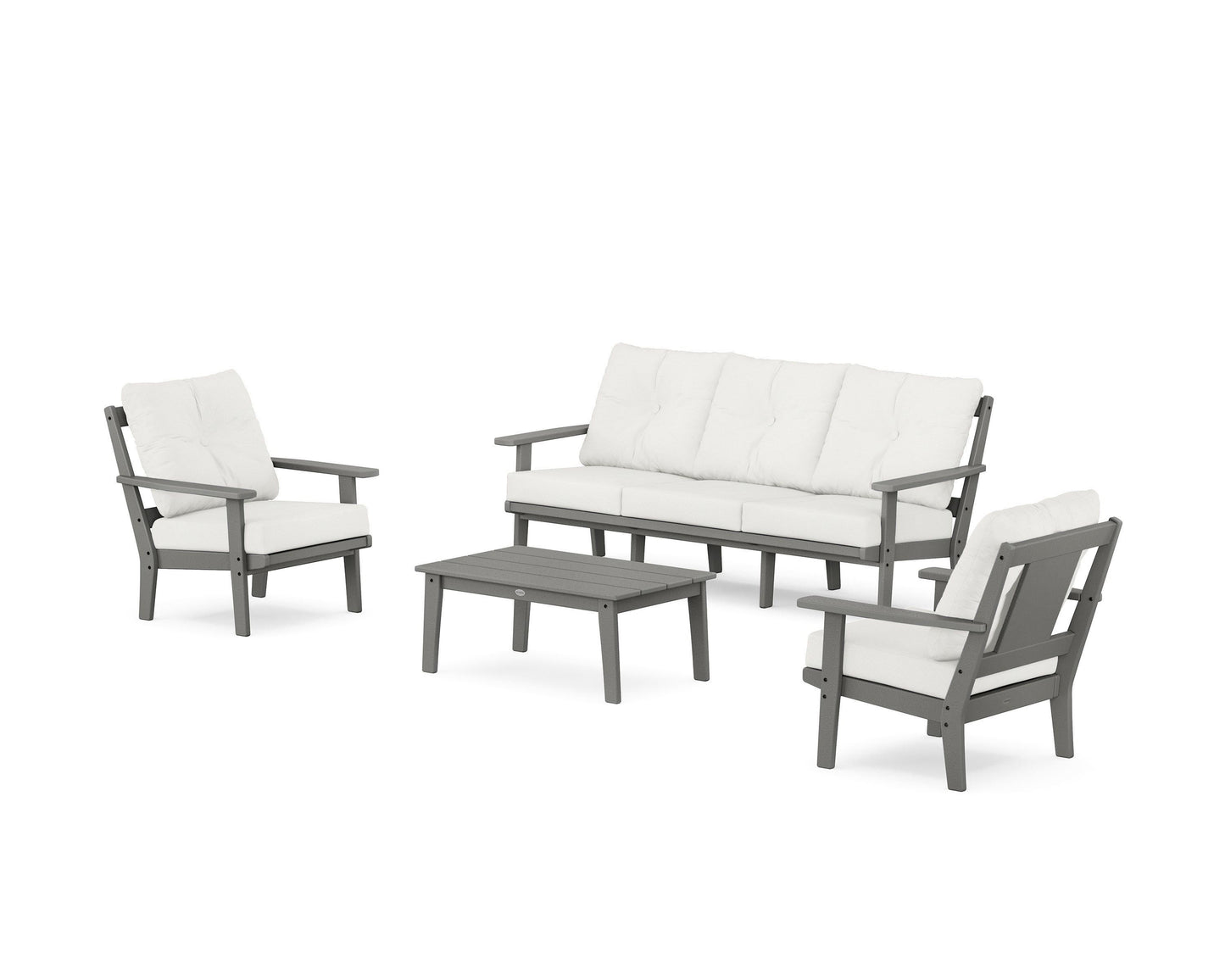 Prairie 4-Piece Deep Seating Set with Sofa