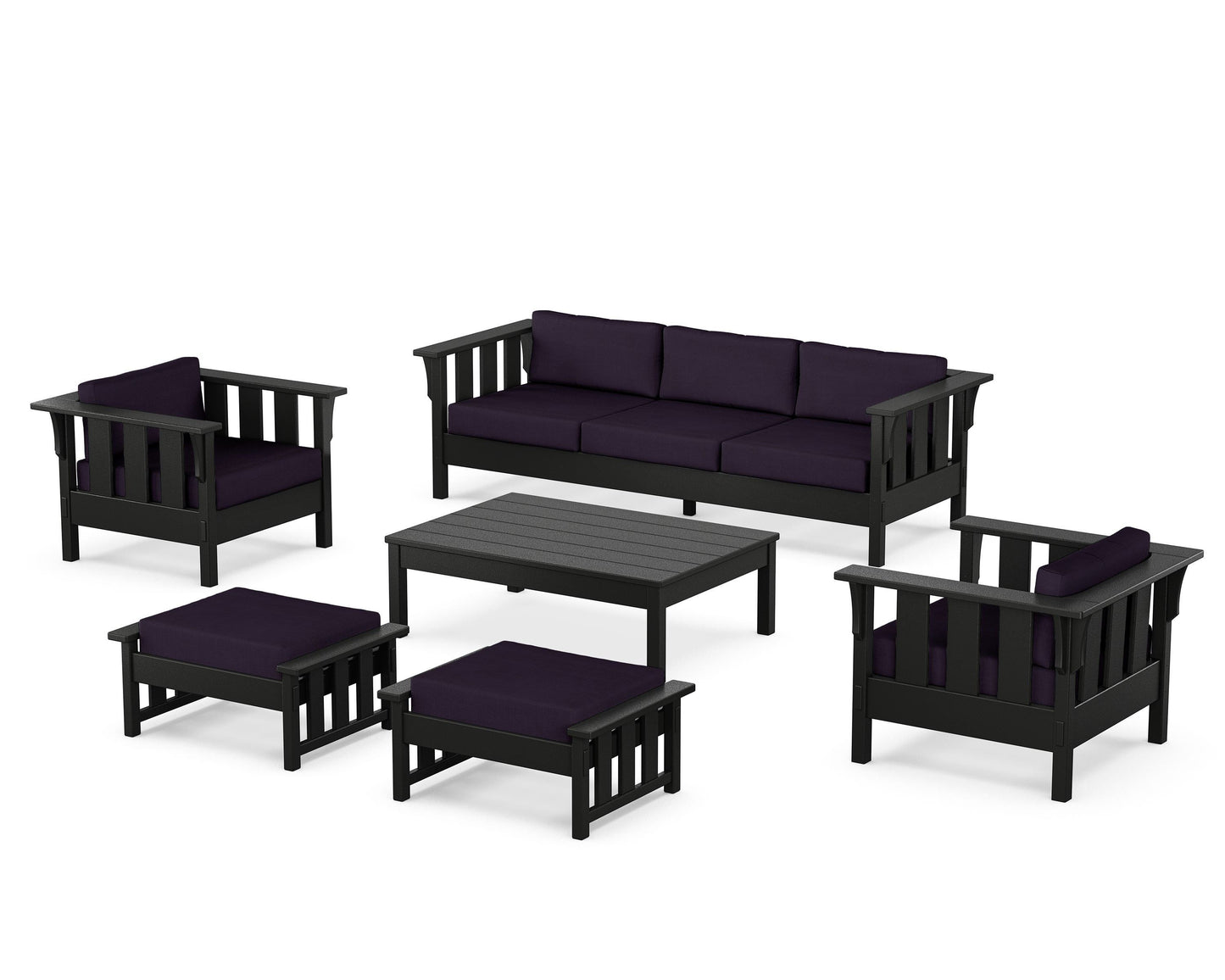 Acadia 6-Piece Lounge Sofa Set