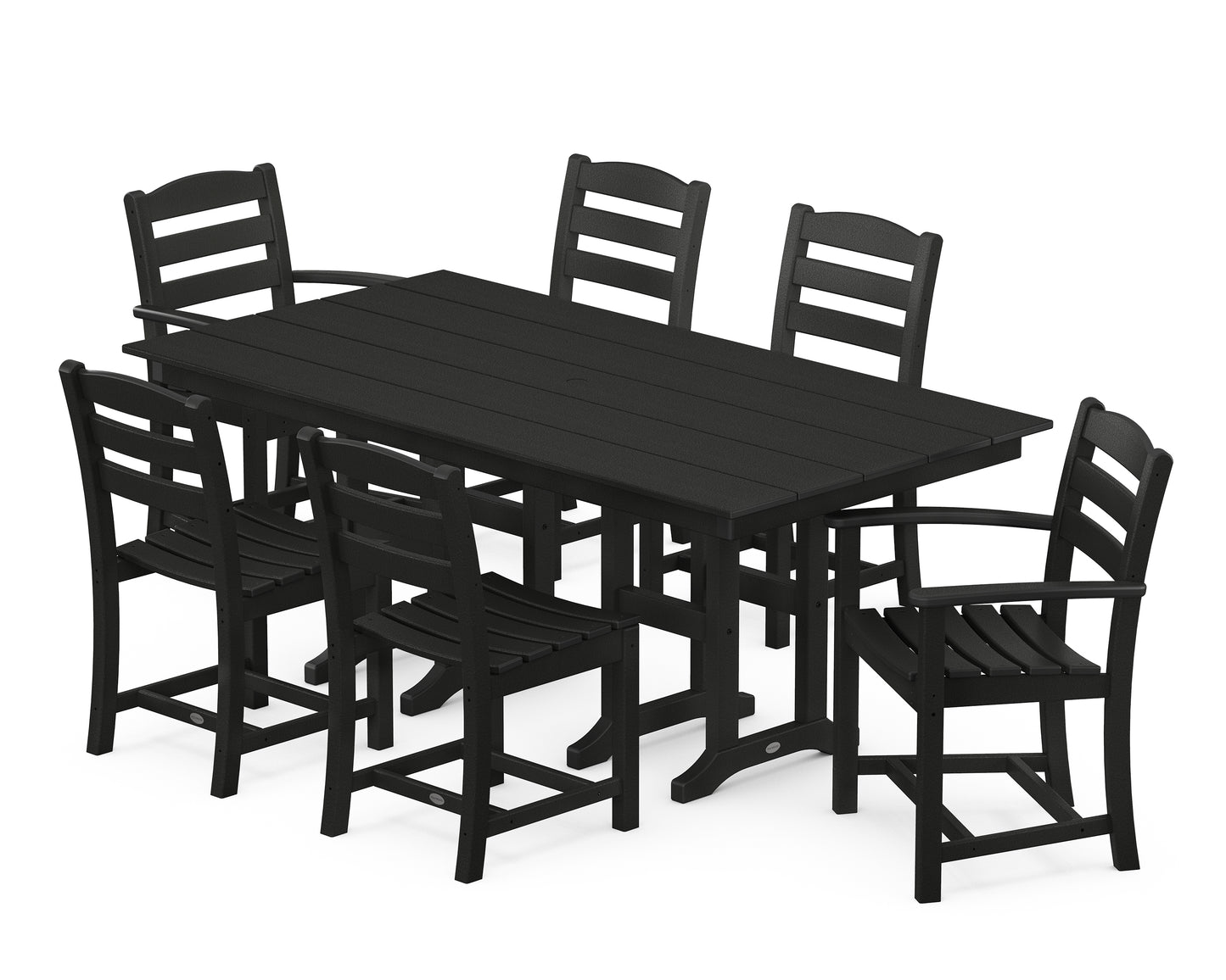 La Casa Caf‚ 7-Piece Farmhouse Dining Set