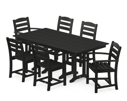 La Casa Cafe 7-Piece Farmhouse Dining Set