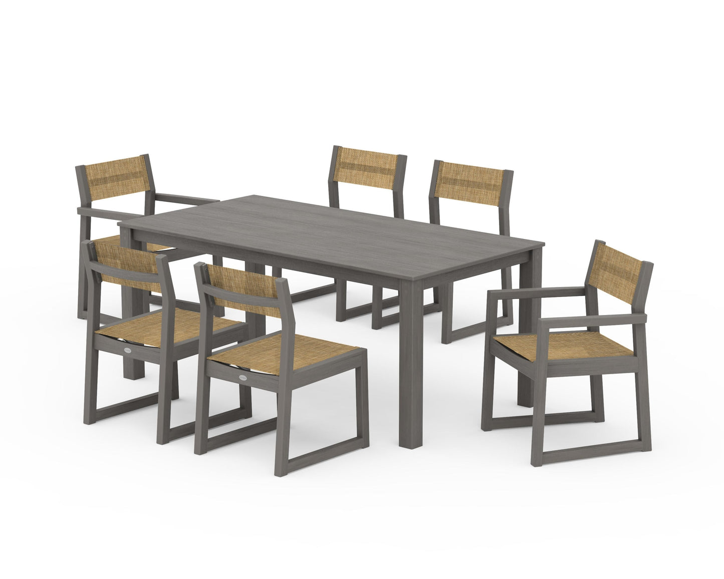 EDGE Sling 7-Piece Parsons Dining Set