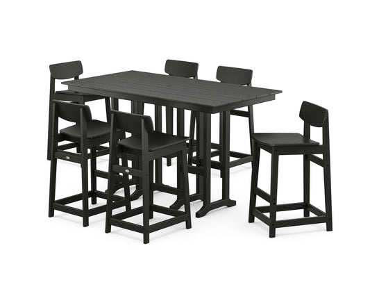 Modern Studio Urban Lowback Bar Chair 7-Piece Set