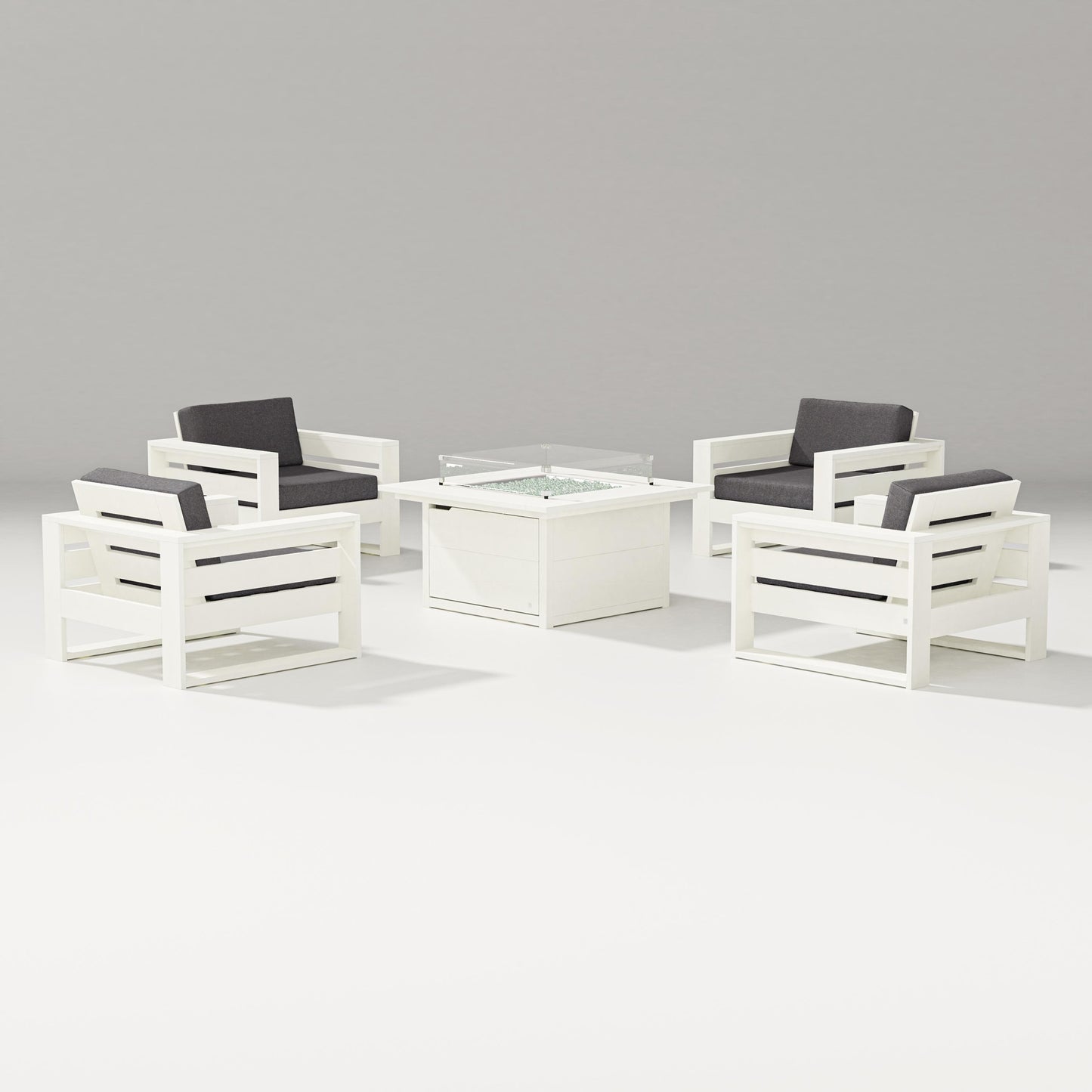 Latitude 5-Piece Lounge Fire Table Set