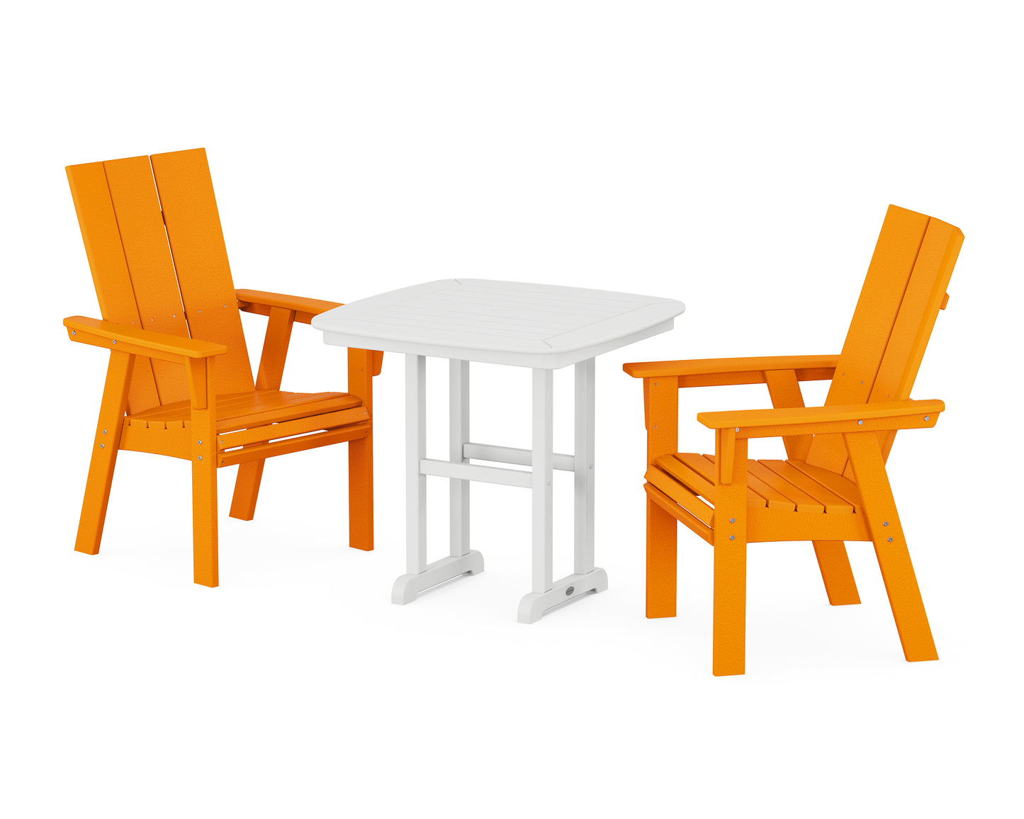 Modern Adirondack 3-Piece Dining Set