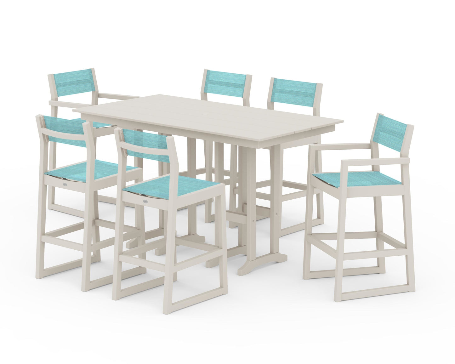 EDGE Sling 7-Piece Farmhouse Bar Set