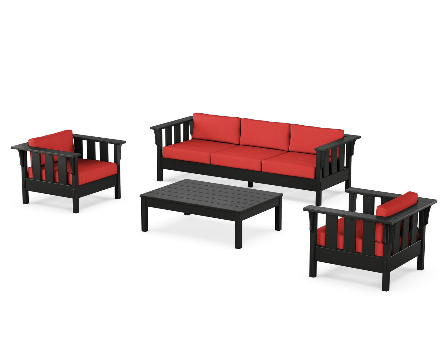 Acadia 4-Piece Deep Seating Set with Sofa