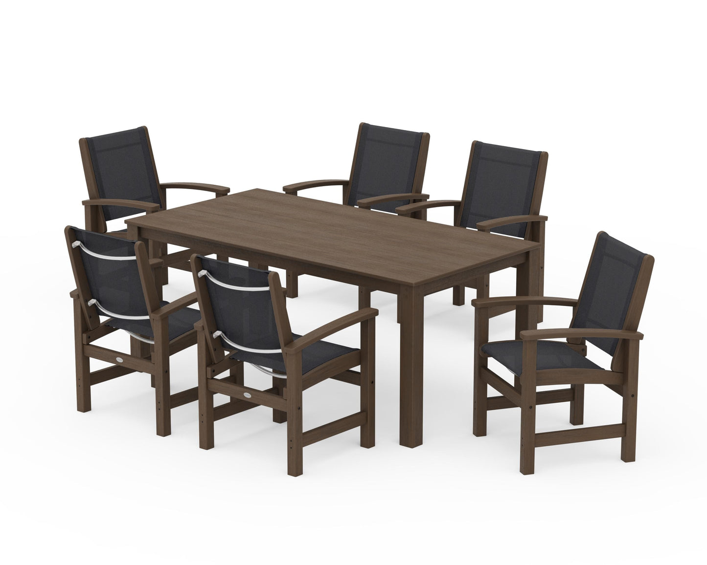 Coastal 7-Piece Parsons Dining Set