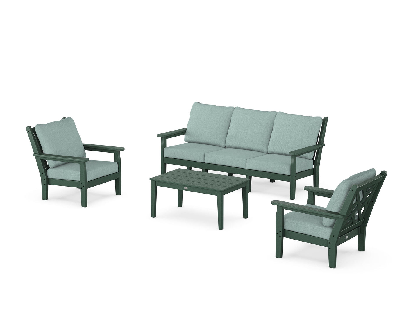 Chippendale 4-Piece Deep Seating Set with Sofa
