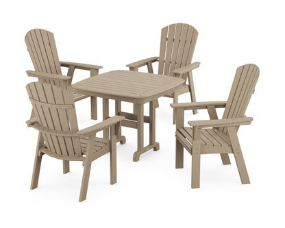 Nautical Curveback Adirondack 5-Piece Dining Set