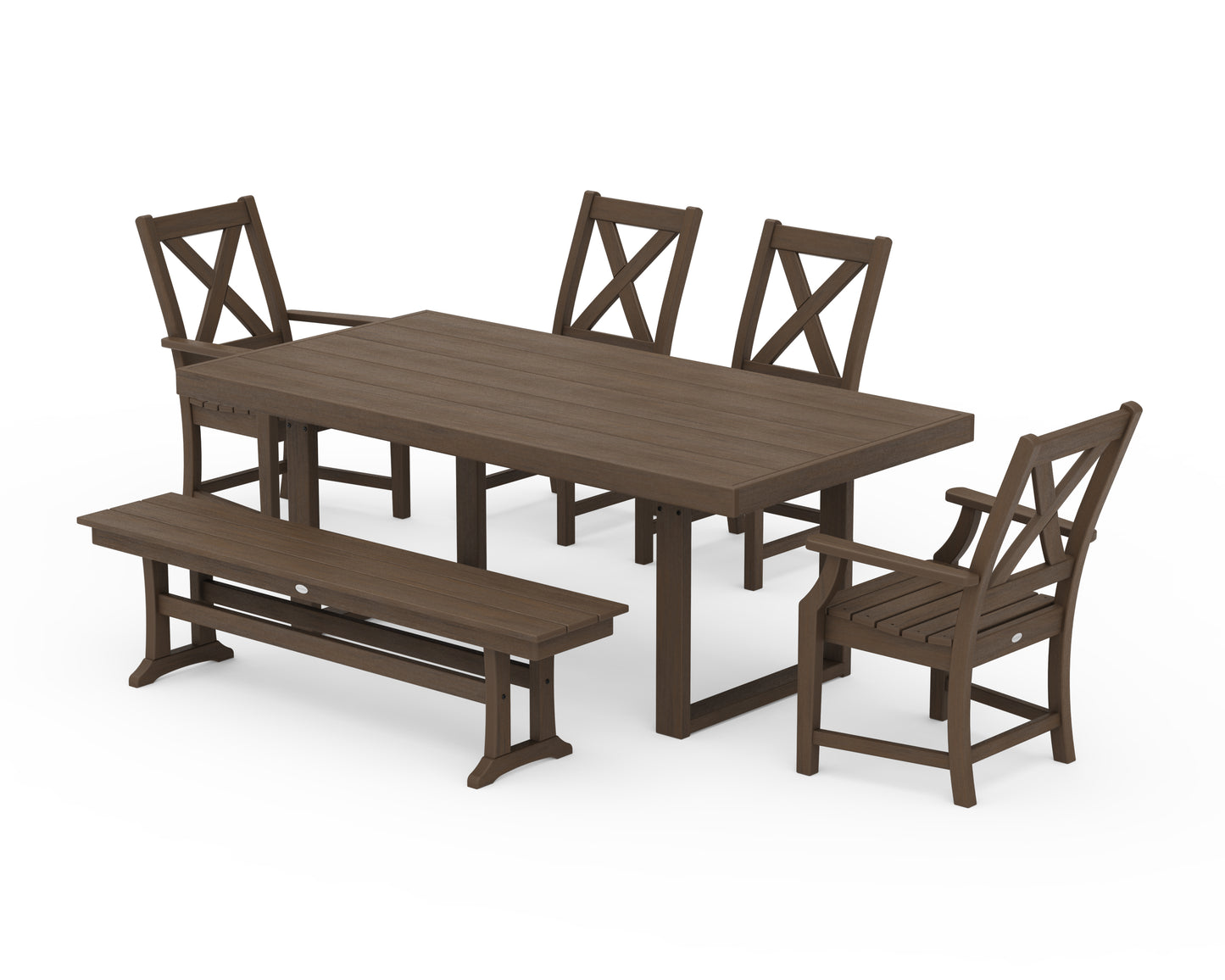 Braxton 6-Piece Dining Set with Bench
