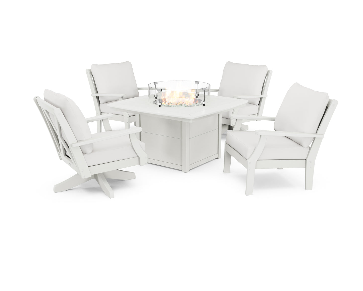 Braxton 5-Piece Deep Seating Set with Fire Table