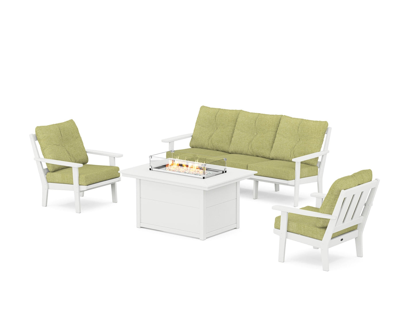 Oxford Deep Seating Fire Pit Table Set
