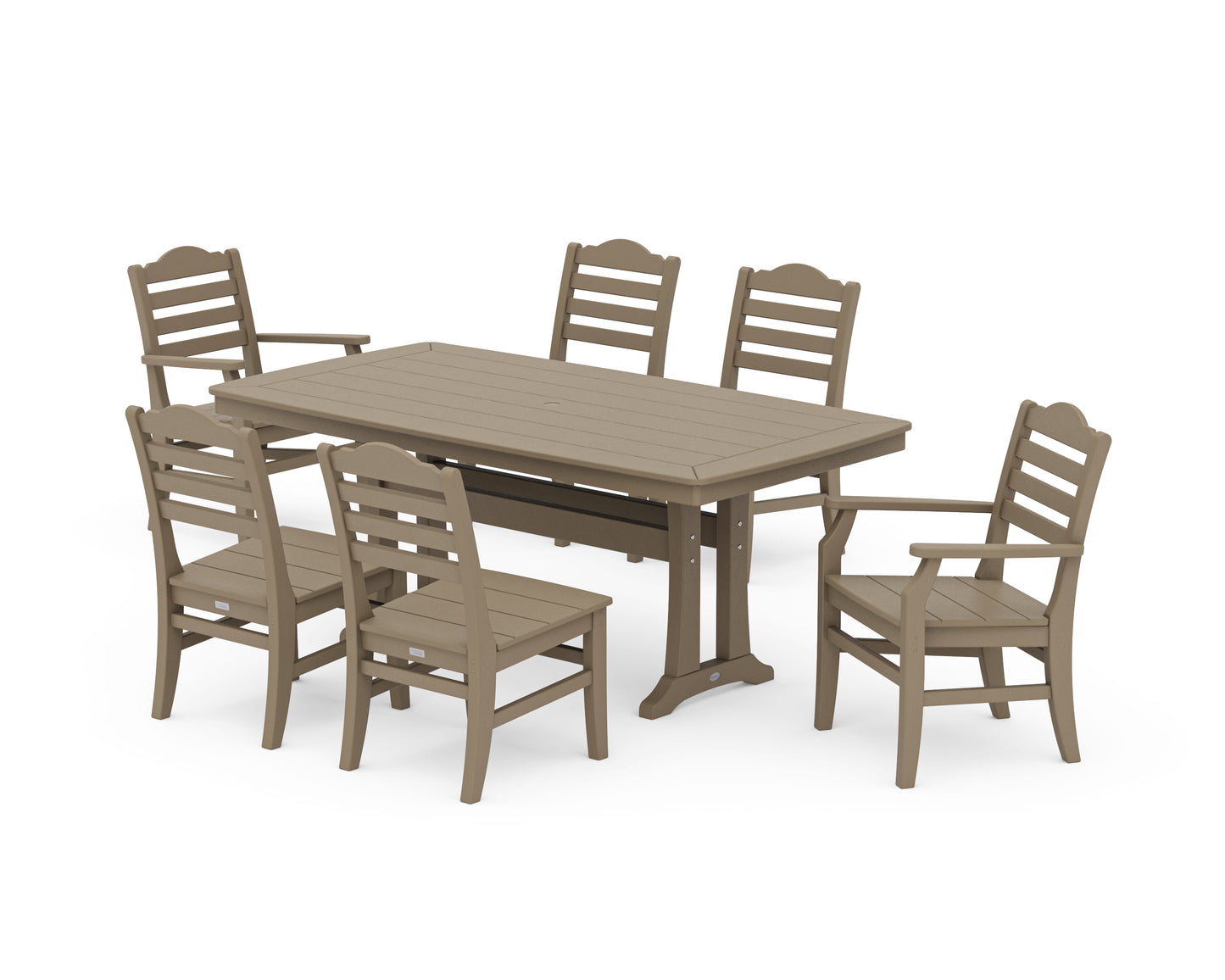 Savannah 7-Piece Dining Set with Trestle Legs