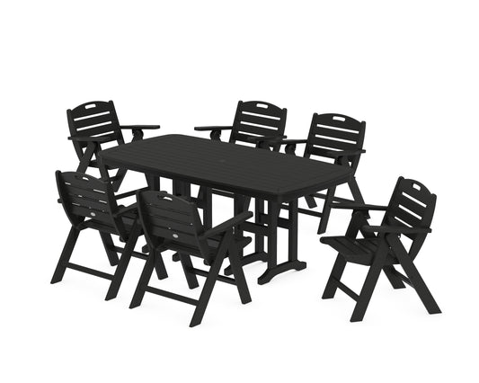 Nautical Lowback 7-Piece Dining Set