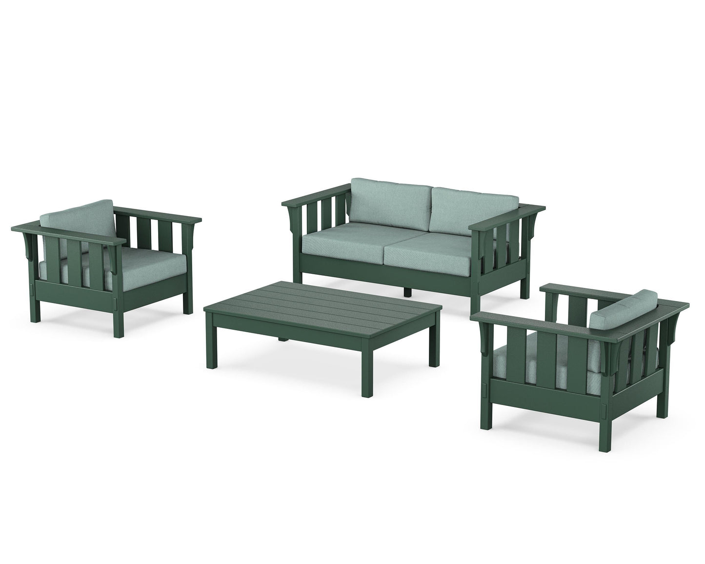 Acadia 4-Piece Deep Seating Set with Loveseat
