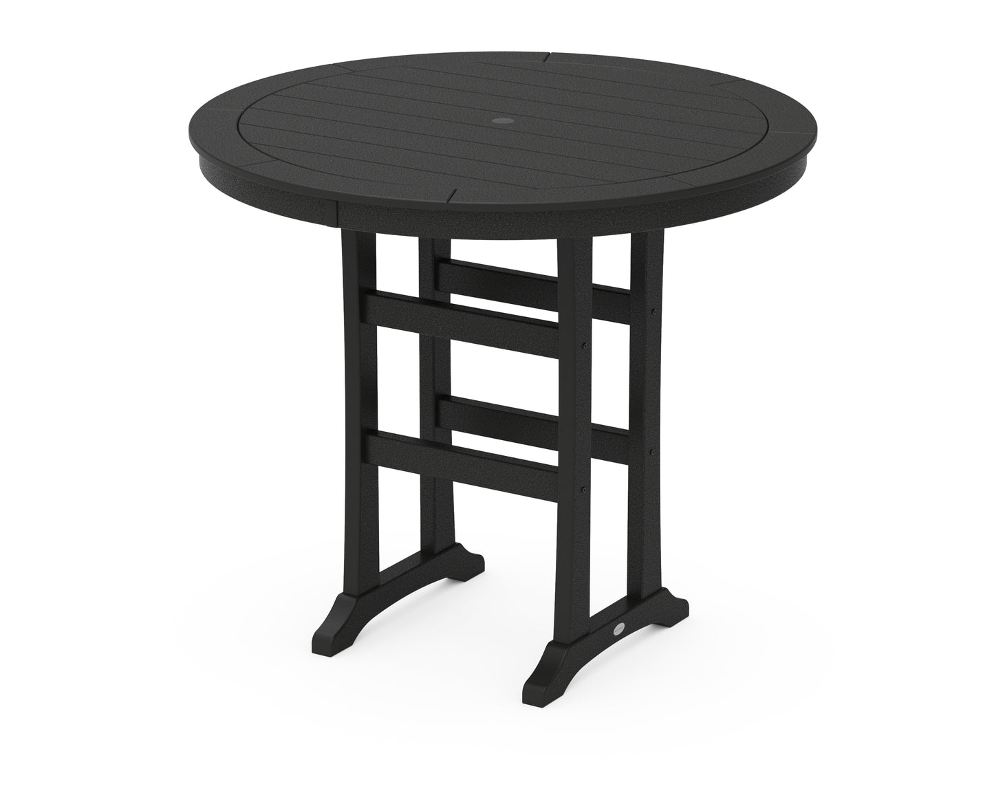 Nautical Trestle 48" Round Bar Table