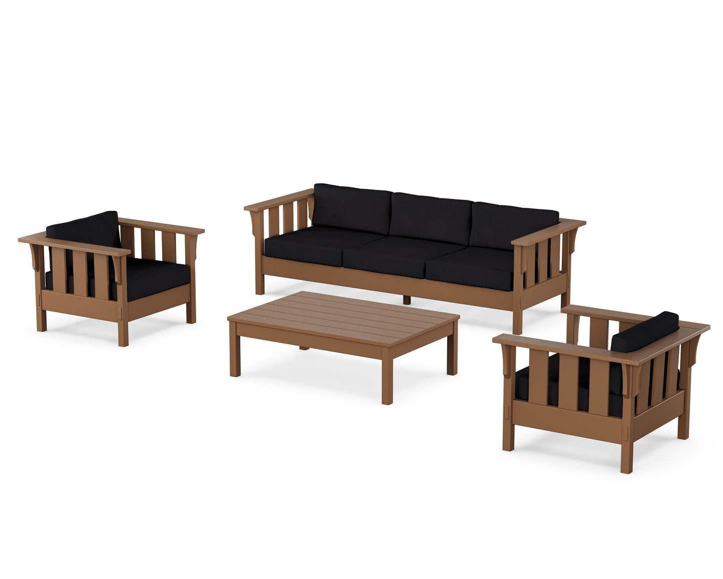 Acadia 4-Piece Deep Seating Set with Sofa