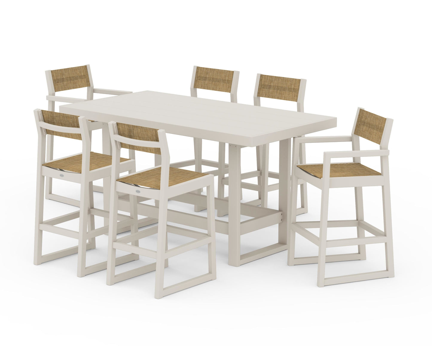 EDGE Sling 7-Piece Bar Table Set