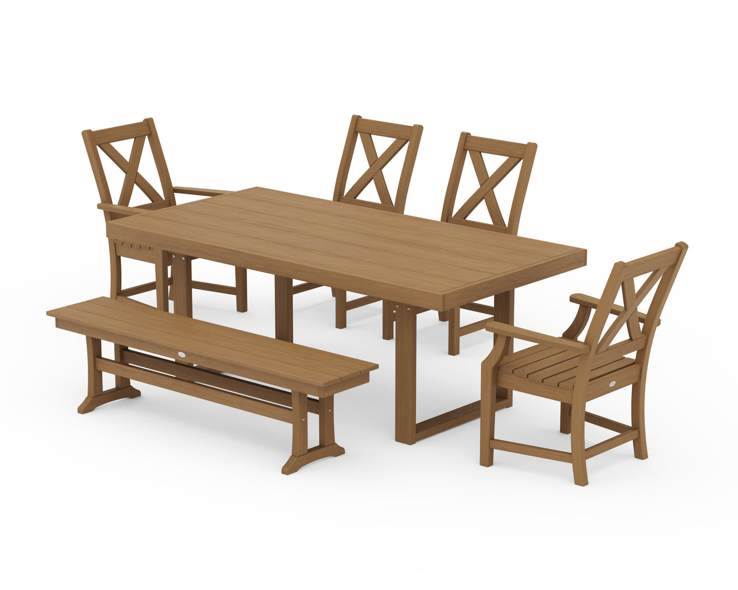 Braxton 6-Piece Dining Set with Bench