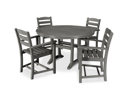 La Casa Cafe 5-Piece Arm Chair Dining Set