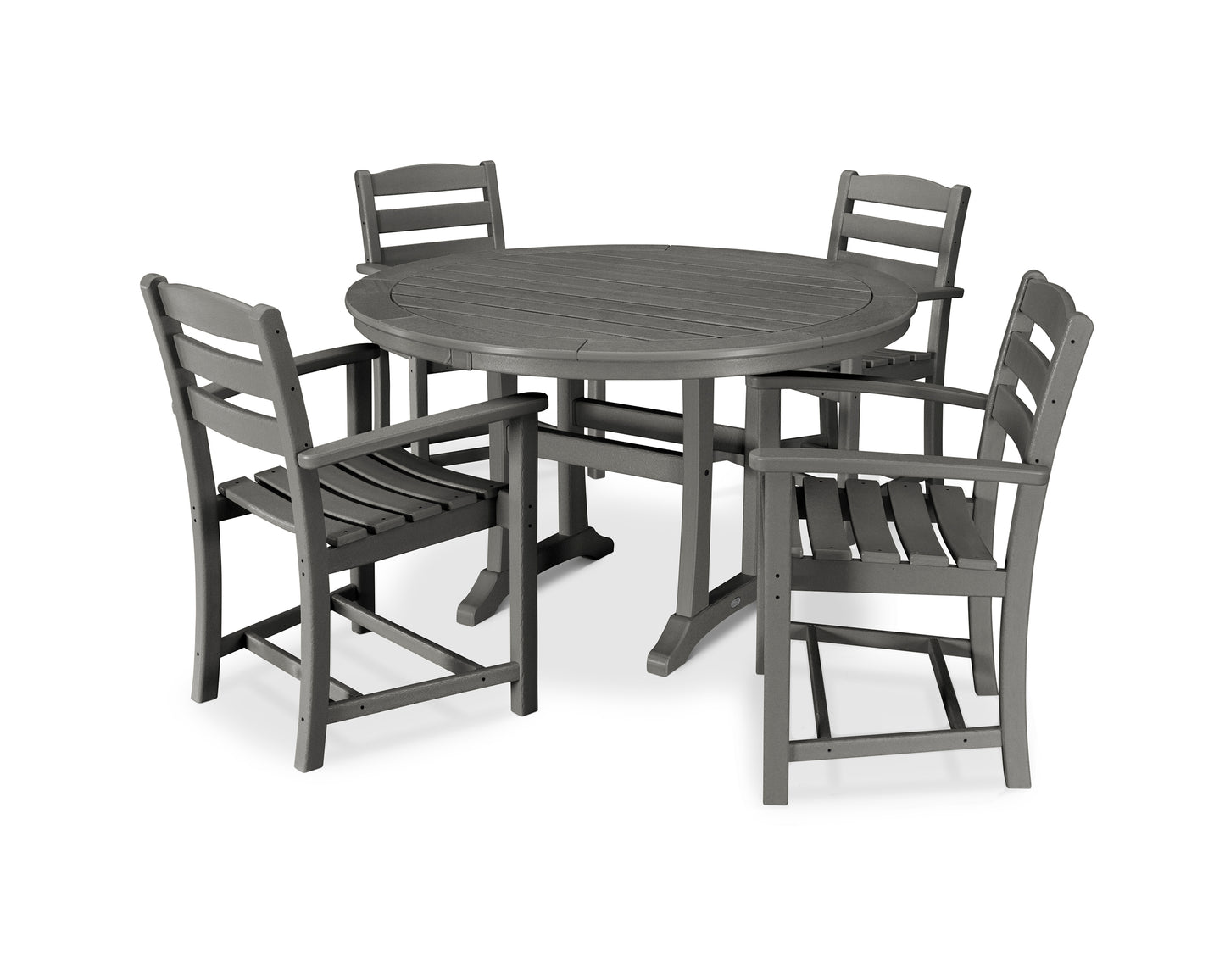 La Casa Caf‚ 5-Piece Arm Chair Dining Set