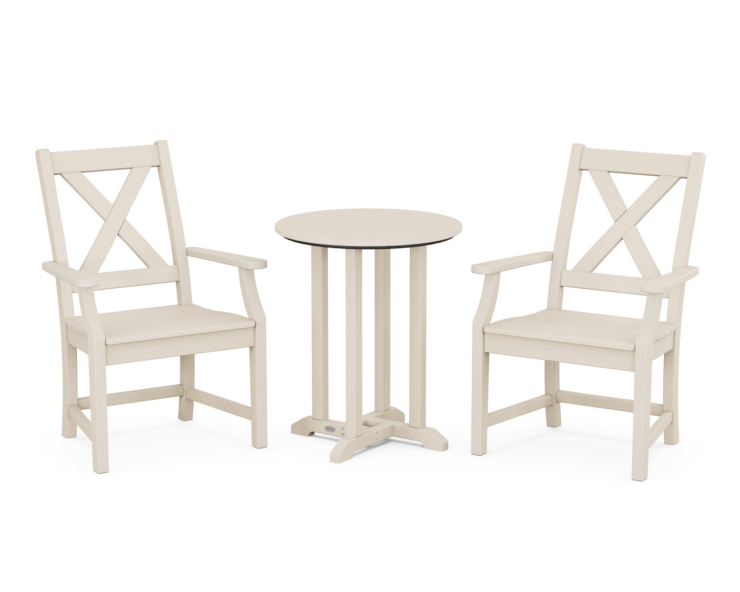 Braxton 3-Piece Round Bistro Dining Set