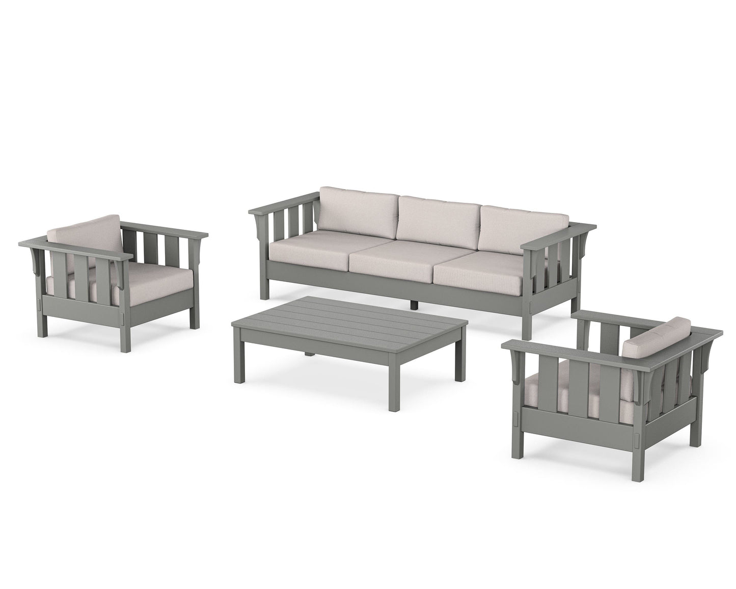 Acadia 4-Piece Deep Seating Set with Sofa